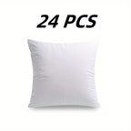Throw Pillow Inserts Hypoallergenic, Plush Fluffy Cushion Forms for Sofa, Bed & Couch, Square Pillow Stuffers for Home Decoration, Available in 2 to 24 Piece Sets, Multiple Sizes