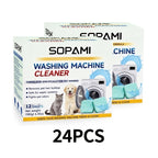 Washing Machine Cleaning Tablets – Deep Clean & Odor Eliminator for HE, Top Load & Front Load Washers – Removes Pet Odors, Hair & Lint Buildup with Lemon Fresh Sodium Bicarbonate Formula
