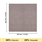 Microfiber Cleaning Cloths 100 Pack, Washable Reusable Tear-Away Towel Roll, 12x12 Absorbent Rags for Kitchen Bathroom Car House Dishcloths