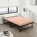 Roll-Up Thin Mattress Topper – Super Soft Foldable Mattress Pad for Twin Full Queen King, Guest Room Dorm Camp Bed RV, Multiple Colors