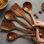 Premium Wooden Kitchen Utensil Set | Heat-Resistant, Non-Stick Safe | 3, 5 or 10 Piece