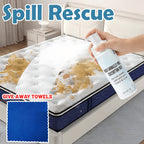 No-Rinse Furniture & Mattress Spot Cleaning Spray - Fabric Stain Remover for Sofas, Carpets & Car Seats, Spray-Wait-Wipe Formula, Quick Dry No Sticky Residue