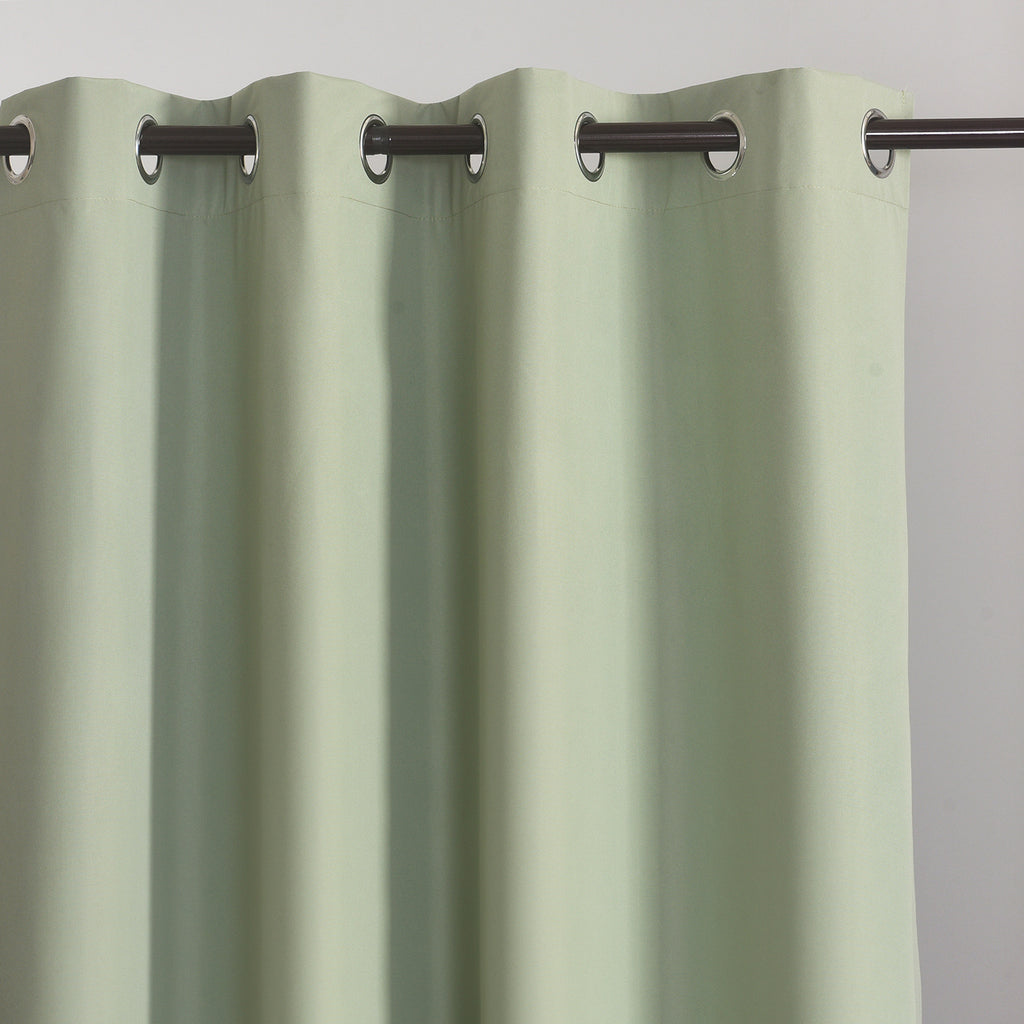Blackout Curtains Sage Green 100% Light Blocking Thermal Insulated Grommet Drapes – Noise Reducing Energy Efficient Bedroom & Living Room Panels | 5 Sizes Pack of 2