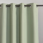 Blackout Curtains Sage Green 100% Light Blocking Thermal Insulated Grommet Drapes – Noise Reducing Energy Efficient Bedroom & Living Room Panels | 5 Sizes Pack of 2