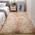Fluffy Area Rug – Soft Shaggy Carpet for Living Room Bedroom Sofa Side, Non-Slip Home Decorative Floor Mat, Multiple Sizes & Colors