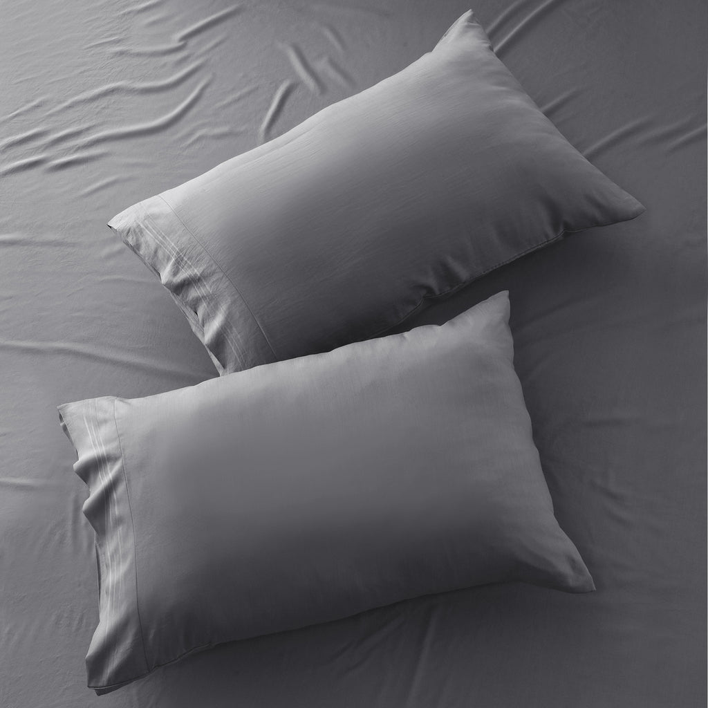 Brushed Microfiber Bed Sheet Set 6 Piece with Embroidered Pillowcases - Hotel Luxury Deep Pocket 16 Inch, Soft Breathable All Season, 24 Colors, Twin Twin XL Full Queen King Cal King