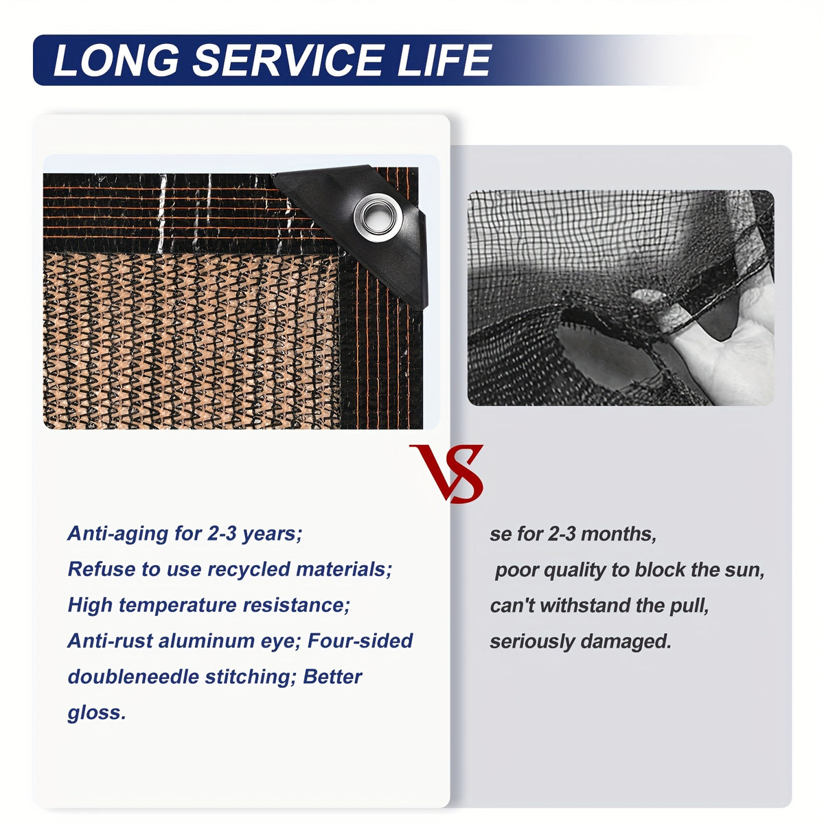 Anti-UV Sunshade Net for Garden, Greenhouse, Pergola & Terrace – Durable Sun Protection Shade Cloth for Plants & Outdoor Spaces | Brown & Black, Multiple Sizes