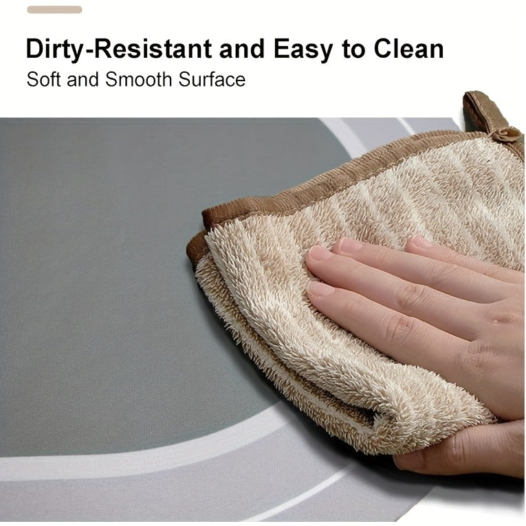 Diatom Mud Mat – Super Absorbent Quick-Dry Non-Slip Floor Mat for Bathroom, Kitchen & Living Room, Flower-Shaped Draining Mat, Home Decor Bath Mat, Multiple Sizes