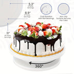 540PCS Cake Decorating Kit with 4 Springform Pans, Rotating Turntable & 55 Icing Tips – Complete Baking Supplies Set with Piping Bags, Fondant Tools & Cupcake Liners for Beginners