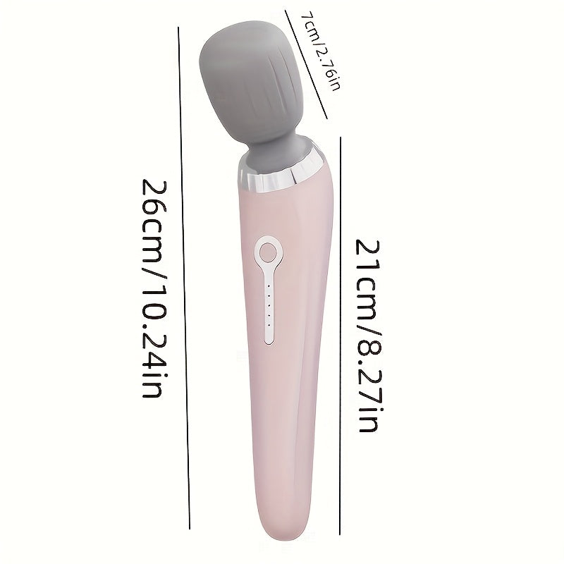 Multi-Speed USB Rechargeable Handheld Massager for Neck, Back, Legs & Waist – Compact Portable Body Relaxation Device with Long Battery Life, Perfect Gift for Family Members