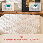 Thick Plush Sofa Cover Protective Slipcover – Pet-Friendly Shu Velveteen Non-Slip Machine Washable Jacquard Sofa Seat Cushion Cover for Office Bedroom Living Room Couch Decor