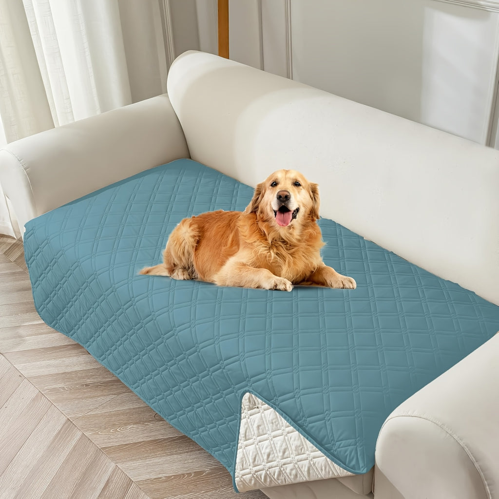 L-Shape Sectional Sofa Cover Non-Slip Machine Washable Chaise Lounge Slipcover Pet-Friendly Loveseat 3-Seater Right Chaise 9 Colors