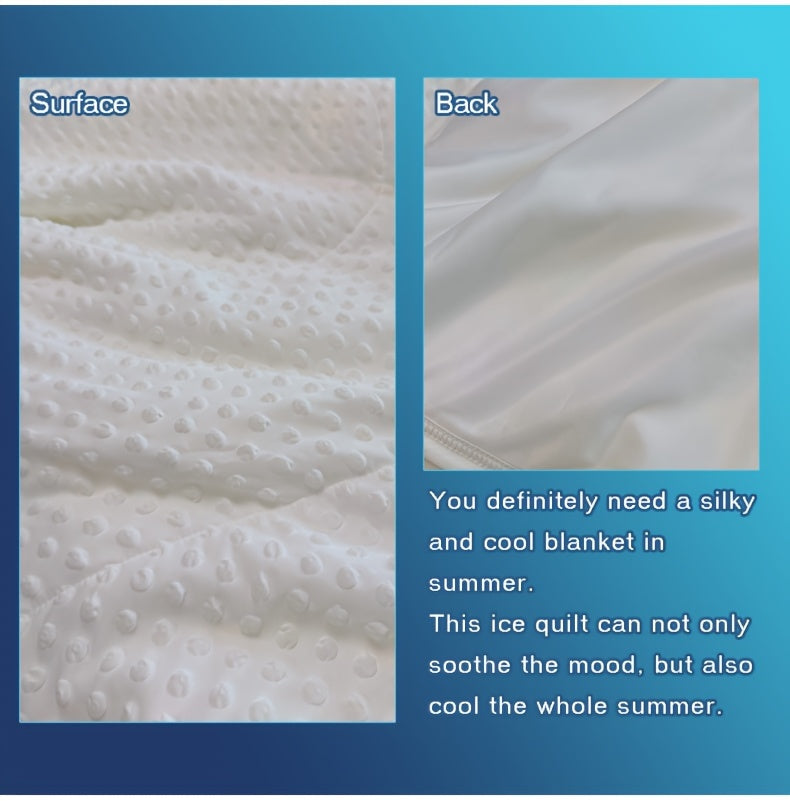 Cooling Throw Blanket & Shawl, 100% Polyester Breathable Lightweight Summer Blanket with Soundwave Embossed Striped Design & Ball Accents, Machine Washable Wrinkle-Resistant, 3 Sizes in Purple Pink White Blue Gray Green