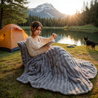 Plush Sherpa Throw Blanket – Ultra-Warm Anti-Static Fleece, 7 Colors 4 Sizes, for Bedroom Sofa Office Dormitory