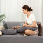 3-Section Adjustable Lumbar Support Pillow for Office Chair Sofa Bed Car Seat Ergonomic Back Cushion Hand Washable 5 Colors