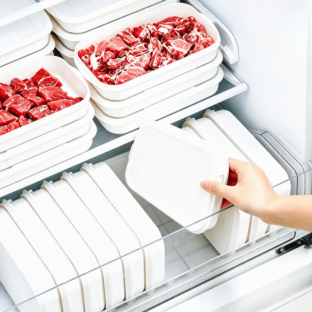 Food Storage Containers 10 Piece Set 5 Containers with Lids Stackable Freezer-Safe Food-Grade Meal Prep Bento Boxes for Fridge Meat Fruit