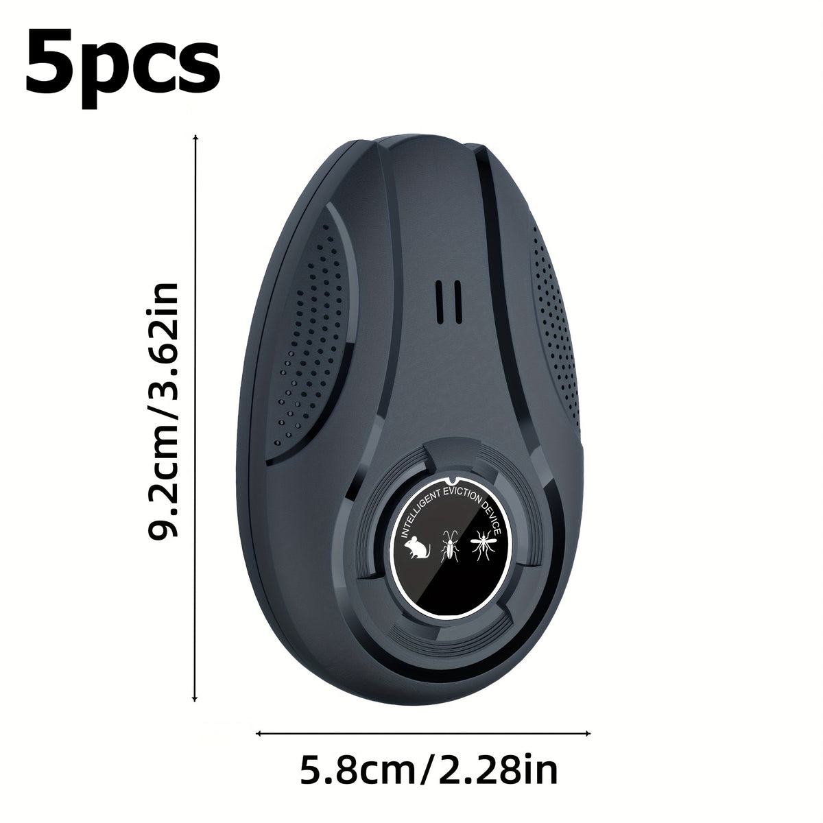 Electronic Soundwave Pest Repeller USB Powered Frequency Conversion Insect Repellent Chemical-Free for Home Shop Warehouse Office Low Voltage Multifunctional