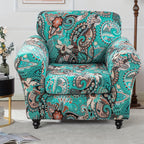 Boho Floral Sofa Slipcover Set with Separate Seat Cushion Covers – Washable Stretch Couch Cover for Armchair Loveseat Sofa, Drawstring Fit, Pet Friendly, 6 Colors