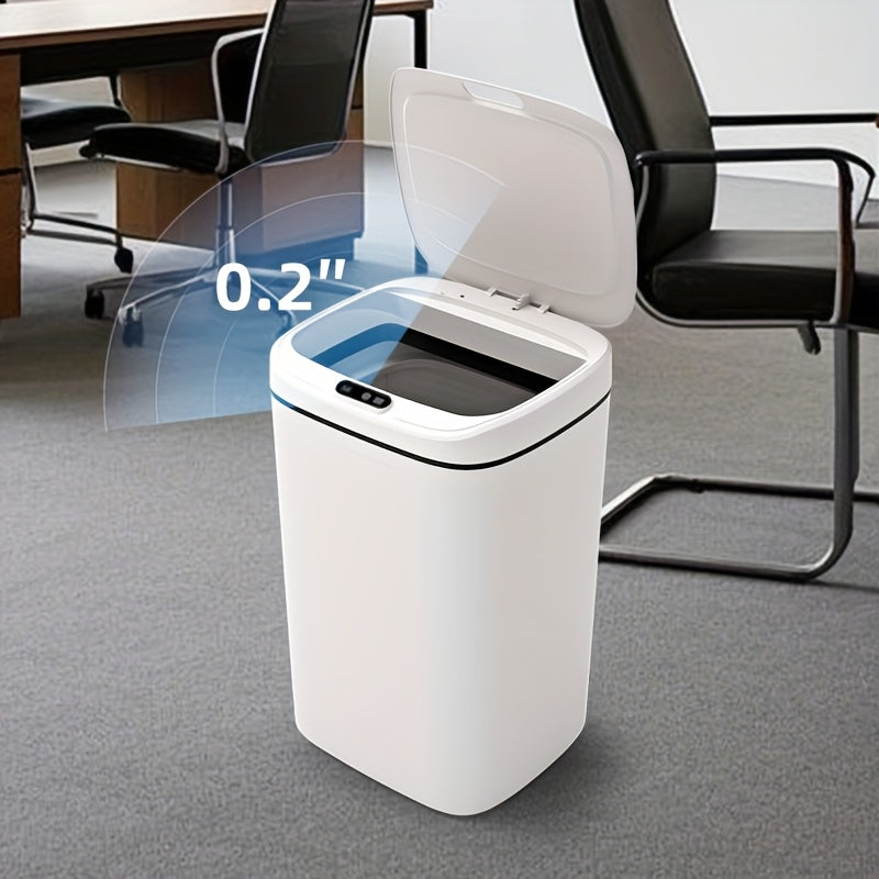 Smart Motion Sensor Touchless Trash Can with Odor-Sealing Lid Hands-Free Hygienic Waste Bin for Bathroom Office Bedroom Small Spaces 12L 16L 3.7 Gallon