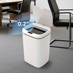 Smart Motion Sensor Touchless Trash Can with Odor-Sealing Lid Hands-Free Hygienic Waste Bin for Bathroom Office Bedroom Small Spaces 12L 16L 3.7 Gallon