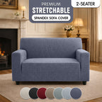 Luxury Spandex Sofa Cover Anti-Slip – Wrinkle-Free Elastic Couch Slipcover, Pet & Scratch-Proof, Machine Washable, All-Season, 7 Colors, 1/2/3 Seater, Living Room Home Decor