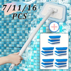 Detachable Bathroom Cleaning Brush Kit 7, 11 or 16pcs – Replaceable Heads for Shower, Bathtub, Wall Tile, Floor & Window Glass, Deep Decontamination Scrubber Set