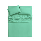 Bamboo Blend Cooling Sheet Set 6-Piece 2000 Thread Count Satin | Deep Pocket 16" Hypoallergenic Breathable Bed Sheets, Twin Full Queen King Cal King, 20 Colors