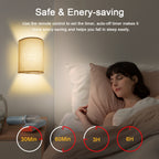 Wireless Wall Sconce with Linen Shade 2-Pack Battery Powered 3500mAh - 16 RGB Colors 3 White Light Modes Dimmable Timer Remote Control - Indoor Wall Light for Bedroom Living Room Hallway