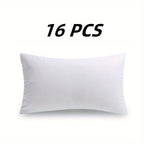 Throw Pillow Inserts Hypoallergenic, Plush Fluffy Cushion Forms for Sofa, Bed & Couch, Square Pillow Stuffers for Home Decoration, Available in 2 to 24 Piece Sets, Multiple Sizes