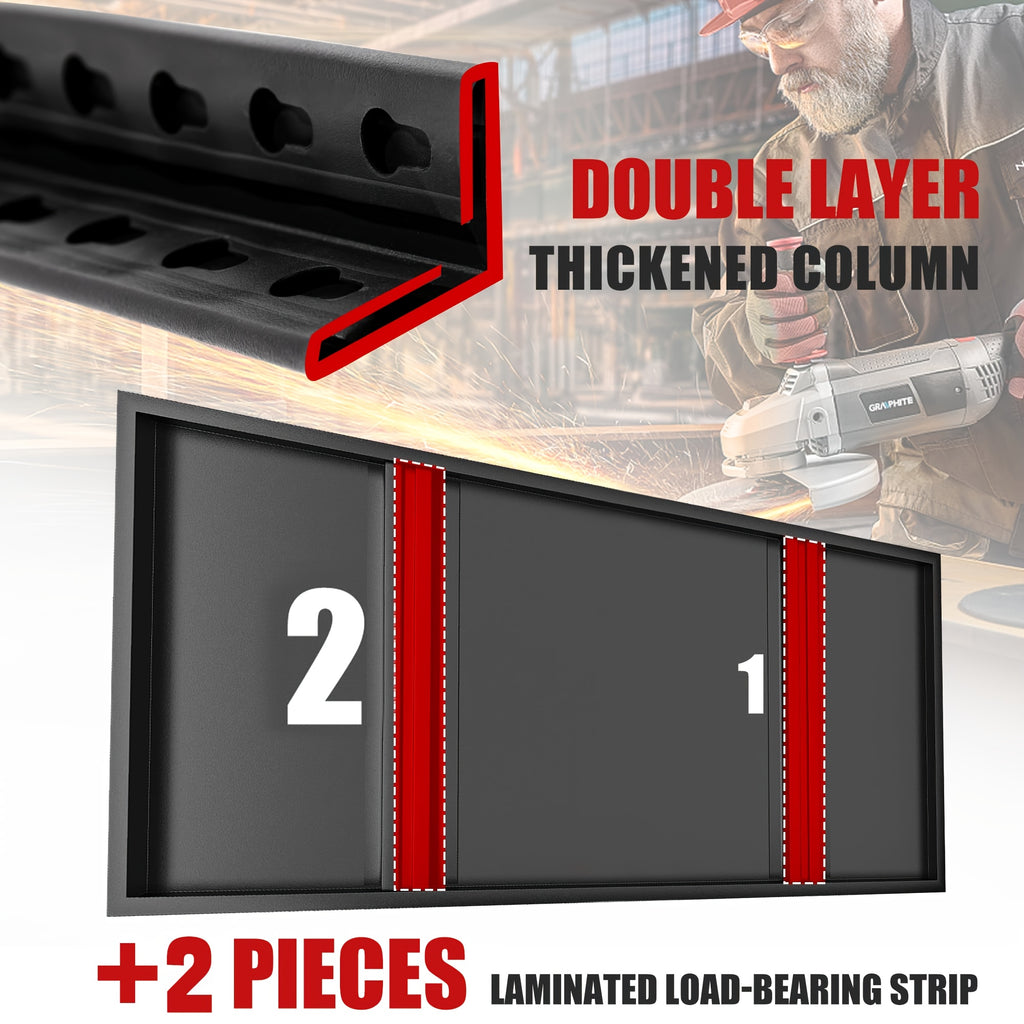 Heavy Duty 5 Tier Metal Shelving Unit 72" Adjustable Storage Rack for Kitchen Garage Basement Warehouse – 3000 LB Capacity Industrial Standing Shelf
