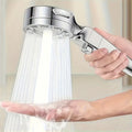 High Pressure Filter Showerhead 3 Adjustable Spray Modes with Angle-Adjustable Mount – Super Pressurized Home Bath Shower Head Bathroom Upgrade, Silver