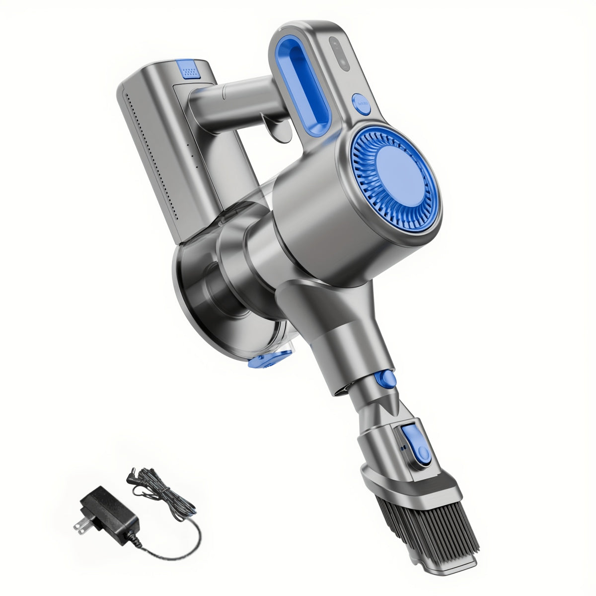 30-60Kpa Stick Vacuum Cleaner Cordless & Corded 55Min Runtime Anti-Tangle Lightweight Handheld for Hardwood Floor Carpet Pet Hair 5 Colors