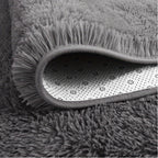 Plush Soft Long-Haired Area Rug – Machine Washable Warm Shaggy Carpet for Bedroom, Living Room, Kitchen & Bathroom, Multiple Colors, 5x8ft or 6x9ft