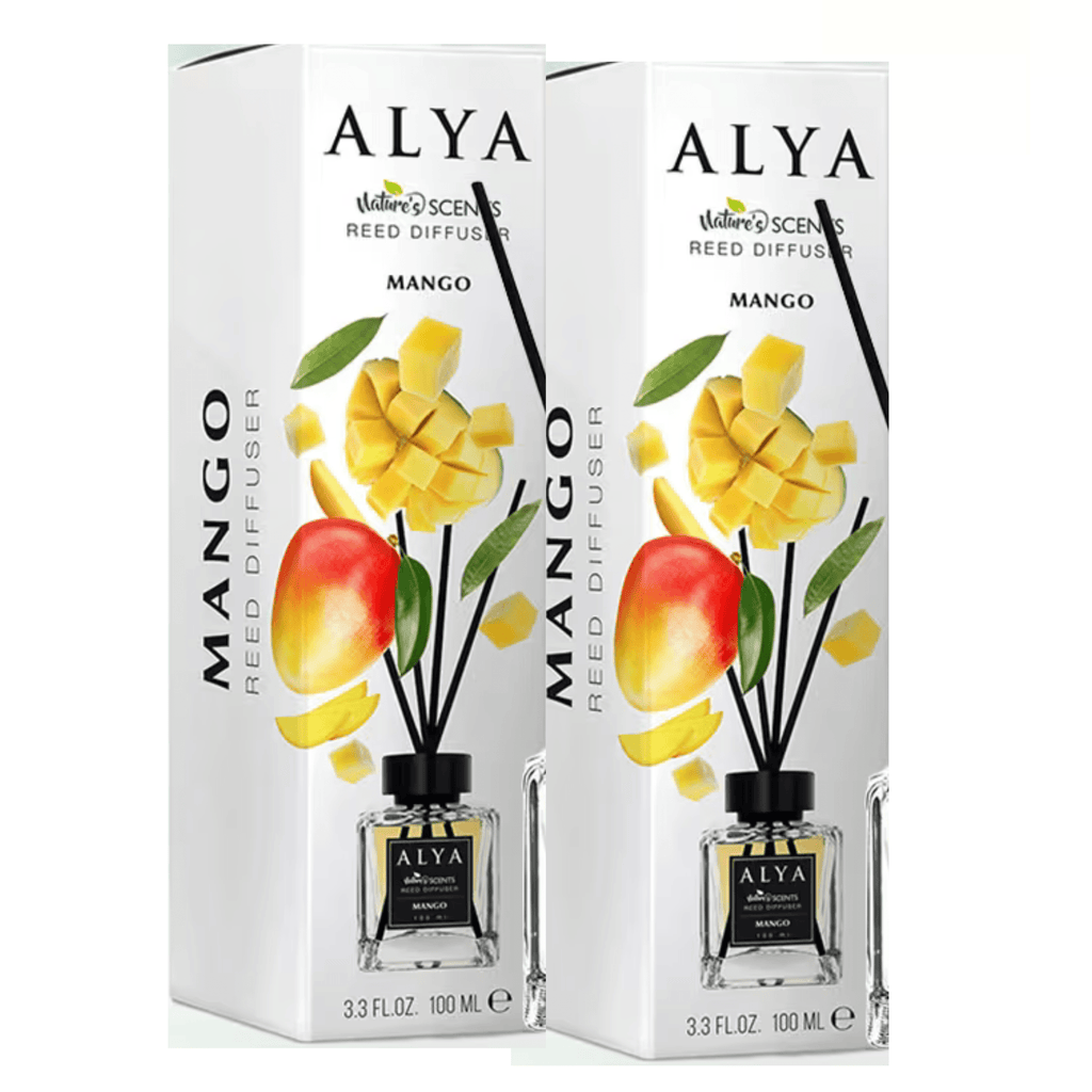 Reed Diffuser Set with Reed Sticks 14 Scents 3.3oz Flameless Home Fragrance for Bedroom Bathroom Office Living Room 1 or 2 Pack Mango Sandalwood Ocean Gardenia