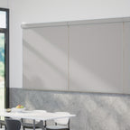 Cordless Blackout Roller Blinds Easy Install Privacy Window Shades | Room Darkening Roll Blinds for Home Office Living Room, Black White Grey Beige, 18 Width Options