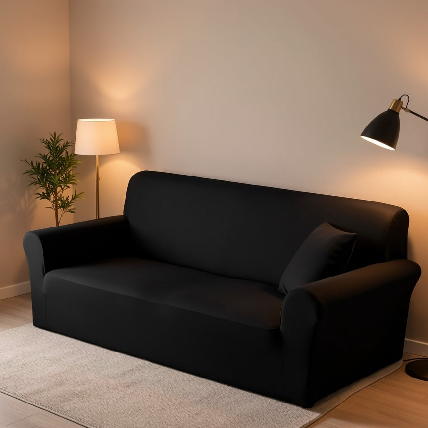 Elastic Anti-Slip Sofa Cover Cat Paw Protection – Stretch Furniture Slipcover for Living Room, Bedroom & Office, Easy Care Fabric Couch Cover (Pillowcase Not Included)