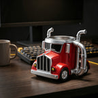 Truck Coffee Mug Novelty Truck Shaped Cup for Hot and Cold Drinks Fun Gift for Truck Lovers Men Boys Birthday Christmas