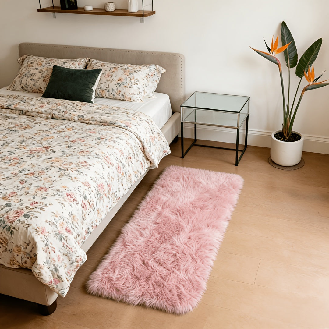 Tie-Dye Fluffy Area Rug – Ultra-Soft Thickened Plush Indoor Mat for Living Room, Bedroom & Office, 9 Colors 6 Sizes, Boho Machine-Woven Floor Carpet