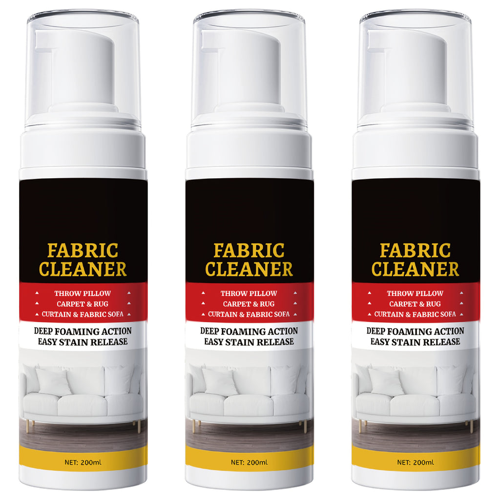 Surfactant Foam Fabric & Upholstery Spot Cleaner 6.76oz – Multi-Surface Stain Remover for Couch, Rug, Clothes, Car Seat, Mattress & Sofa | 1 to 5 Pack