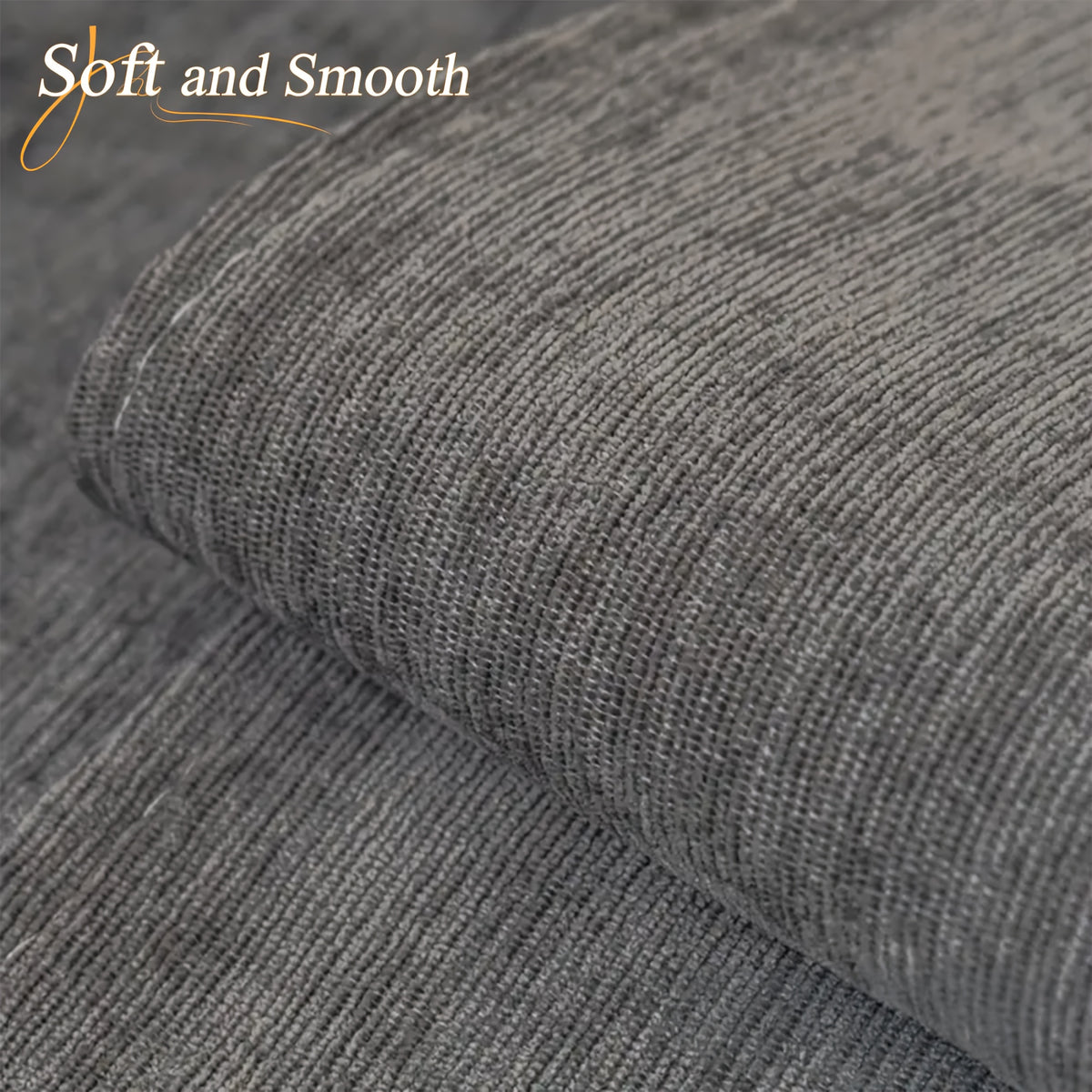 Chenille Sofa Cover for 3 4 Seater Washable Non-Slip Couch Cover Pet Friendly Furniture Protector Gray Brown Living Room