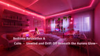 Aurora Galaxy Projector Night Light 16-Color LED USB Powered with Remote Control - Northern Lights Projector Dimmable Bedroom Ambience Lamp Cube Design for Room Decor Sleep Aid, 1-2 Pack