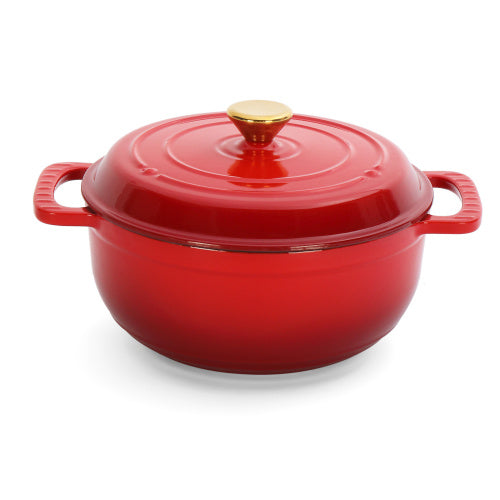 Dutch Oven 5QT 6QT 7.5QT Enameled Cast Iron Cookware with Lid Silicone Handles Oven Safe 500°F Bread Baking Stews Roasts Multiple Colors