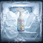 Freezer Defroster Spray 4.06oz Fast-Acting Refrigerator Deicer – Melts Thick Ice Instantly, No Scraping, No Residue, Safe for Home Fridge, RV & Travel Freezer Defrost Solution