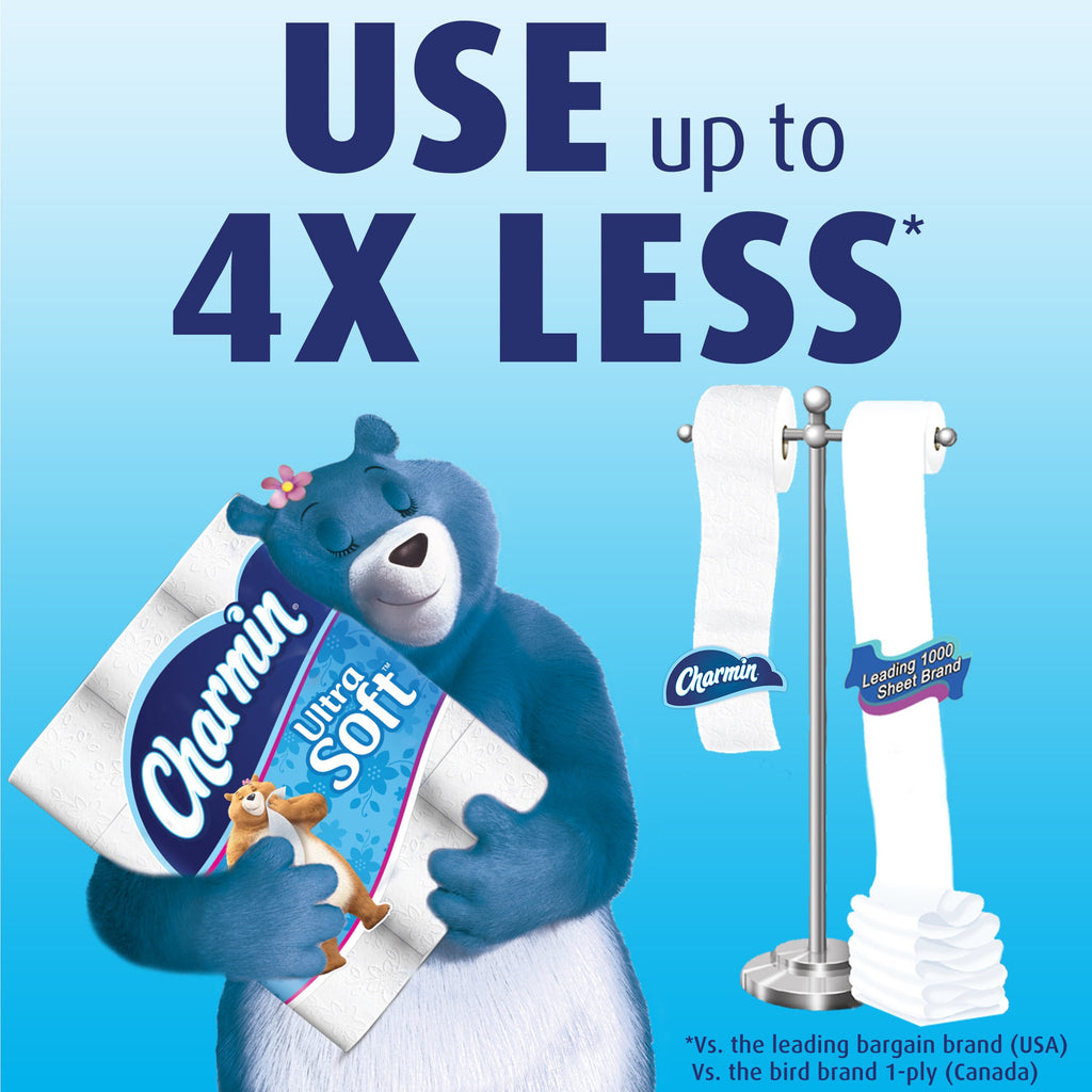 Ultra Soft Mega Roll Toilet Paper 200 Sheets – Available in 6 & 16 Count, Double & Mega Rolls, Cushiony Thick 2-Ply Bath Tissue for the Whole Family