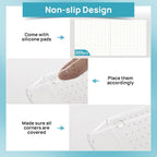60-Piece Drawer Divider Organizer Set 4 Sizes Clear Plastic Storage Bins for Desk Office Drawer Kitchen Bathroom – Versatile Tray Organizers for Home Office Craft Supply Organization