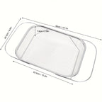 Expandable Stainless Steel Colander | Foldable, Telescopic | Fruit, Vegetable & Pasta Strainer