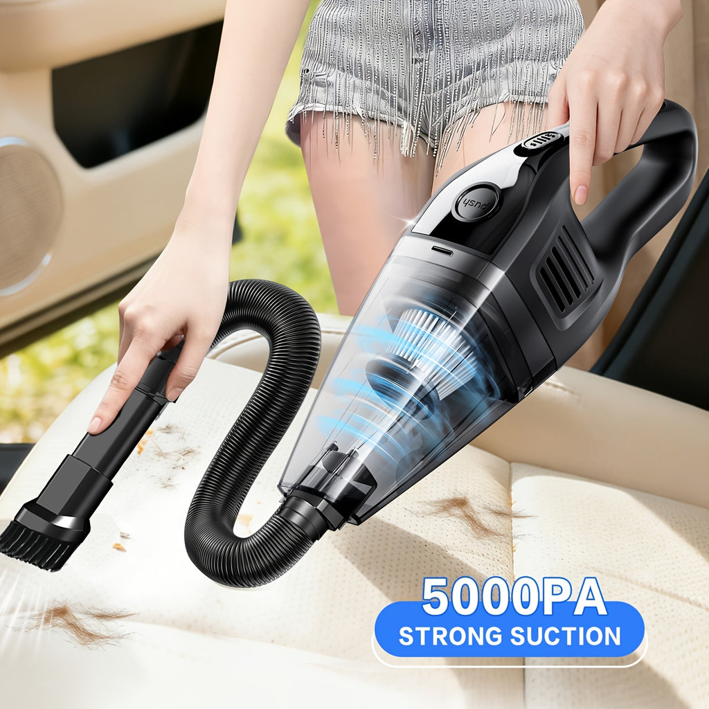 Cordless Handheld Vacuum Cleaner – Lightweight, Powerful Suction, Large Capacity & Rechargeable, Deep Cleaning for Home, Kitchen, Car & Office | 6 Colors