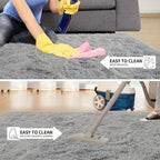 Luxury Soft Fluffy Shag Rug – Machine Washable Non-Slip Shaggy Carpet for Living Room, Bedroom & Home Decor, Multiple Colors & Sizes