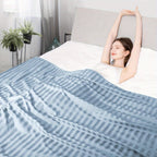 Cooling Blanket Arc-Chill Cool 3.0 Fiber Q-Max Over 0.5 Absorbs Body Heat for Hot Sleepers Night Sweats Lightweight Summer Double-Sided Hypoallergenic Throw Twin Queen King Blue Gray