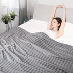 Cooling Blanket Arc-Chill Cool 3.0 Fiber Q-Max Over 0.5 Absorbs Body Heat for Hot Sleepers Night Sweats Lightweight Summer Double-Sided Hypoallergenic Throw Twin Queen King Blue Gray